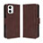 Coque Portefeuille Livre Cuir Etui Clapet BY3 pour Motorola Moto G73 5G Marron