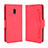 Coque Portefeuille Livre Cuir Etui Clapet BY3 pour Nokia C01 Plus Rouge