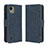 Coque Portefeuille Livre Cuir Etui Clapet BY3 pour Nokia C110 Bleu