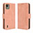 Coque Portefeuille Livre Cuir Etui Clapet BY3 pour Nokia C110 Rose