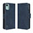 Coque Portefeuille Livre Cuir Etui Clapet BY3 pour Nokia C12 Pro Bleu