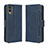 Coque Portefeuille Livre Cuir Etui Clapet BY3 pour Nokia C210 Bleu