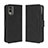 Coque Portefeuille Livre Cuir Etui Clapet BY3 pour Nokia C32 Noir