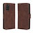 Coque Portefeuille Livre Cuir Etui Clapet BY3 pour Nokia G100 Marron