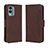 Coque Portefeuille Livre Cuir Etui Clapet BY3 pour Nokia X30 5G Marron