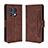 Coque Portefeuille Livre Cuir Etui Clapet BY3 pour OnePlus 10 Pro 5G Marron