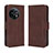 Coque Portefeuille Livre Cuir Etui Clapet BY3 pour OnePlus 11R 5G Marron