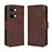 Coque Portefeuille Livre Cuir Etui Clapet BY3 pour OnePlus Ace 2V 5G Marron