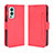 Coque Portefeuille Livre Cuir Etui Clapet BY3 pour OnePlus Nord 2 5G Rouge