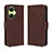 Coque Portefeuille Livre Cuir Etui Clapet BY3 pour OnePlus Nord CE 3 5G Marron