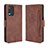 Coque Portefeuille Livre Cuir Etui Clapet BY3 pour Oppo A54 4G Marron