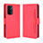 Coque Portefeuille Livre Cuir Etui Clapet BY3 pour Oppo A74 5G Rouge