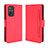 Coque Portefeuille Livre Cuir Etui Clapet BY3 pour Oppo F19 Pro+ Plus 5G Rouge