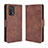 Coque Portefeuille Livre Cuir Etui Clapet BY3 pour Oppo F19s Marron