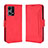 Coque Portefeuille Livre Cuir Etui Clapet BY3 pour Oppo F21 Pro 4G Rouge