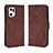 Coque Portefeuille Livre Cuir Etui Clapet BY3 pour Oppo Find X5 Pro 5G Marron