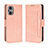 Coque Portefeuille Livre Cuir Etui Clapet BY3 pour Oppo Reno7 Lite 5G Rose