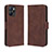 Coque Portefeuille Livre Cuir Etui Clapet BY3 pour Realme 10 5G Marron