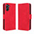 Coque Portefeuille Livre Cuir Etui Clapet BY3 pour Realme 10 Pro 5G Rouge