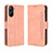 Coque Portefeuille Livre Cuir Etui Clapet BY3 pour Realme 10S 5G Rose