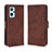 Coque Portefeuille Livre Cuir Etui Clapet BY3 pour Realme 9i 4G Marron