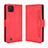 Coque Portefeuille Livre Cuir Etui Clapet BY3 pour Realme C11 (2021) Rouge