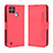 Coque Portefeuille Livre Cuir Etui Clapet BY3 pour Realme C21Y Rouge