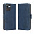 Coque Portefeuille Livre Cuir Etui Clapet BY3 pour Realme C30 Bleu