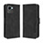 Coque Portefeuille Livre Cuir Etui Clapet BY3 pour Realme C30 Noir