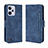 Coque Portefeuille Livre Cuir Etui Clapet BY3 pour Realme C31 Bleu