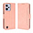 Coque Portefeuille Livre Cuir Etui Clapet BY3 pour Realme C31 Rose