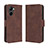 Coque Portefeuille Livre Cuir Etui Clapet BY3 pour Realme C33 (2023) Marron