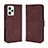 Coque Portefeuille Livre Cuir Etui Clapet BY3 pour Realme C35 Marron