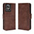 Coque Portefeuille Livre Cuir Etui Clapet BY3 pour Realme GT2 Master Explorer Marron