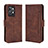 Coque Portefeuille Livre Cuir Etui Clapet BY3 pour Realme GT2 Pro 5G Marron