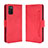 Coque Portefeuille Livre Cuir Etui Clapet BY3 pour Samsung Galaxy A03s Rouge