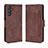 Coque Portefeuille Livre Cuir Etui Clapet BY3 pour Samsung Galaxy A04s Marron