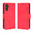 Coque Portefeuille Livre Cuir Etui Clapet BY3 pour Samsung Galaxy A04s Rouge