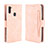 Coque Portefeuille Livre Cuir Etui Clapet BY3 pour Samsung Galaxy A11 Rose