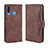 Coque Portefeuille Livre Cuir Etui Clapet BY3 pour Samsung Galaxy A20s Marron