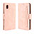 Coque Portefeuille Livre Cuir Etui Clapet BY3 pour Samsung Galaxy A21 SC-42A Rose