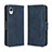 Coque Portefeuille Livre Cuir Etui Clapet BY3 pour Samsung Galaxy A23 5G SC-56C Bleu