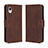 Coque Portefeuille Livre Cuir Etui Clapet BY3 pour Samsung Galaxy A23e 5G Marron