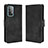 Coque Portefeuille Livre Cuir Etui Clapet BY3 pour Samsung Galaxy A52 4G Noir