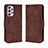 Coque Portefeuille Livre Cuir Etui Clapet BY3 pour Samsung Galaxy A53 5G Marron