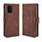 Coque Portefeuille Livre Cuir Etui Clapet BY3 pour Samsung Galaxy A91 Marron