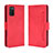 Coque Portefeuille Livre Cuir Etui Clapet BY3 pour Samsung Galaxy F02S SM-E025F Rouge