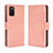 Coque Portefeuille Livre Cuir Etui Clapet BY3 pour Samsung Galaxy M02s Rose