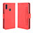 Coque Portefeuille Livre Cuir Etui Clapet BY3 pour Samsung Galaxy M11 Rouge