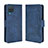 Coque Portefeuille Livre Cuir Etui Clapet BY3 pour Samsung Galaxy M12 Bleu